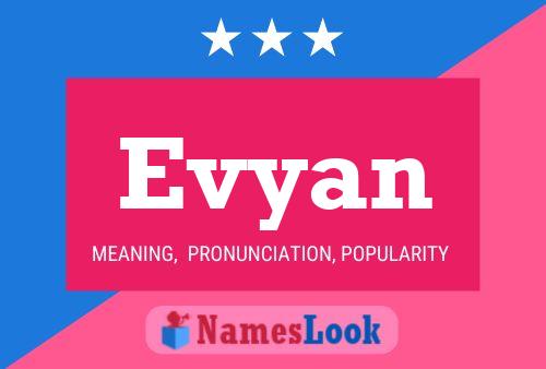 Evyan Name Poster