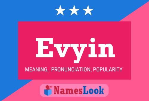 Evyin Name Poster