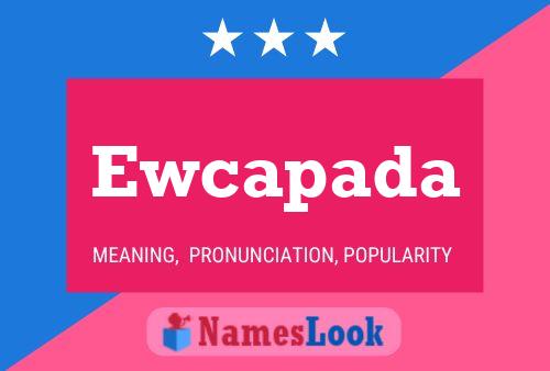 Ewcapada Name Poster