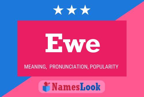 Ewe Name Poster