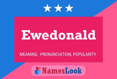 Ewedonald Name Poster