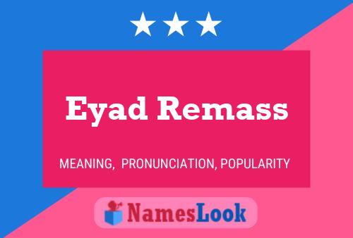 Eyad Remass Name Poster