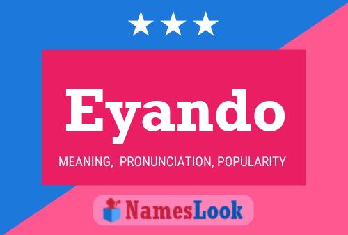 Eyando Name Poster