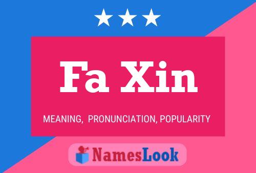 Fa Xin Name Poster