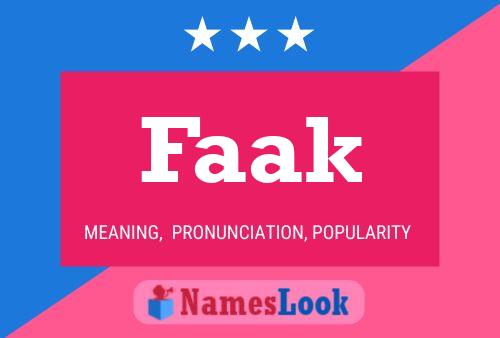 Faak Name Poster