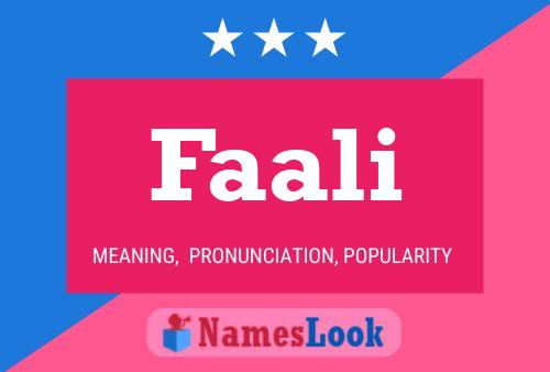 Faali Name Poster