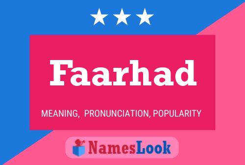 Faarhad Name Poster