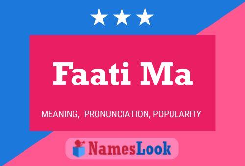 Faati Ma Name Poster