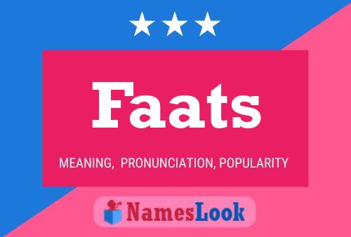 Faats Name Poster