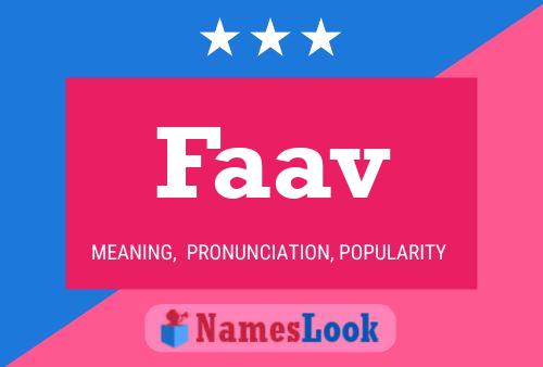 Faav Name Poster