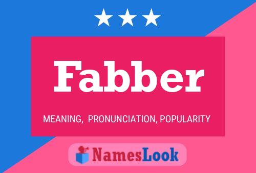 Fabber Name Poster