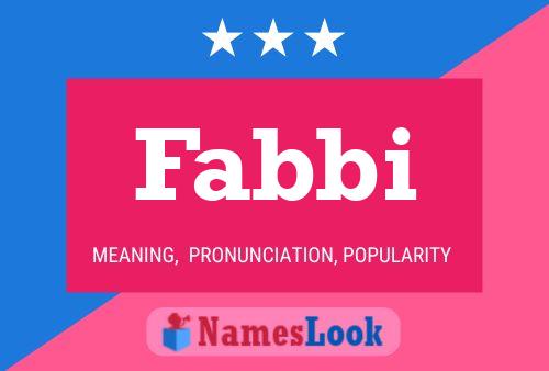 Fabbi Name Poster