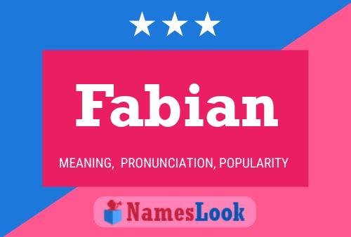 Fabian Name Poster