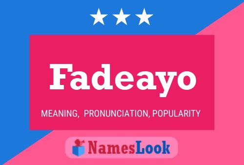 Fadeayo Name Poster