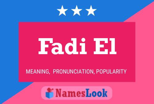 Fadi El Name Poster