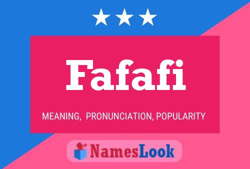 Fafafi Name Poster