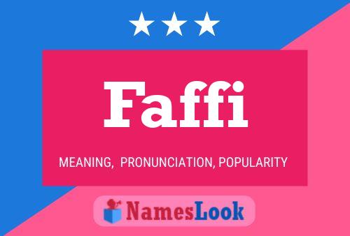 Faffi Name Poster