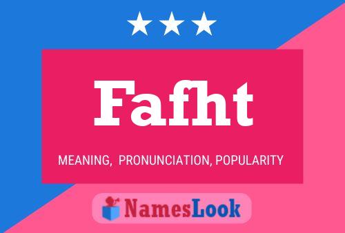 Fafht Name Poster