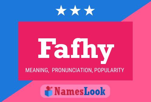 Fafhy Name Poster