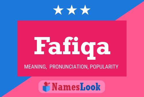 Fafiqa Name Poster