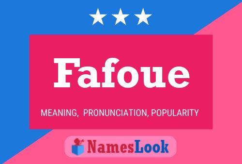 Fafoue Name Poster