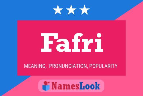 Fafri Name Poster