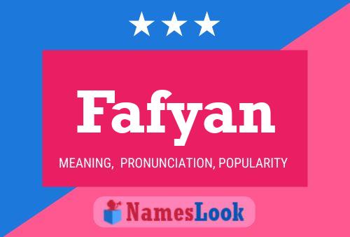 Fafyan Name Poster