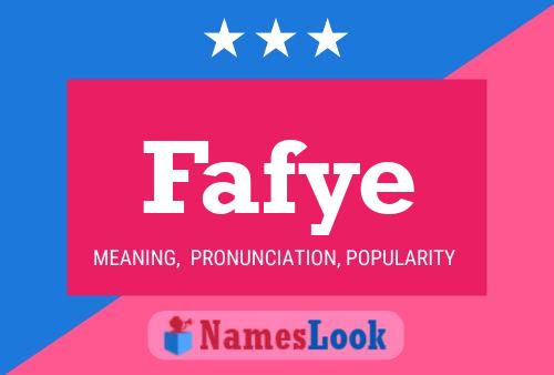 Fafye Name Poster