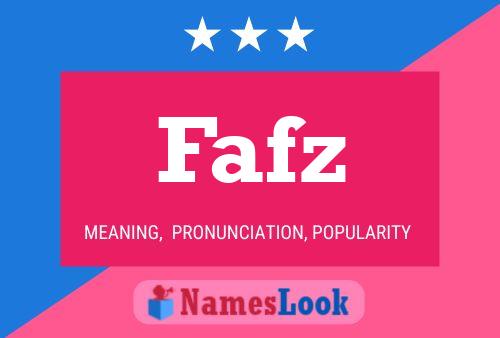 Fafz Name Poster