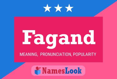 Fagand Name Poster