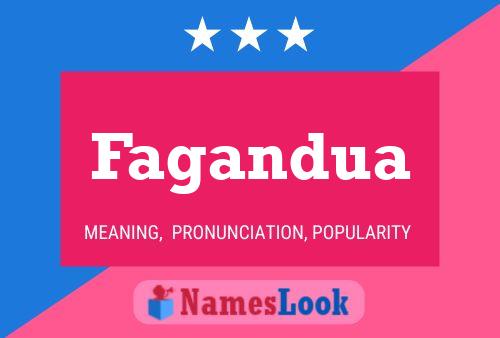 Fagandua Name Poster