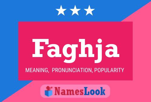 Faghja Name Poster