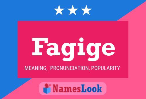 Fagige Name Poster