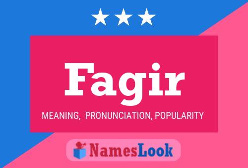 Fagir Name Poster