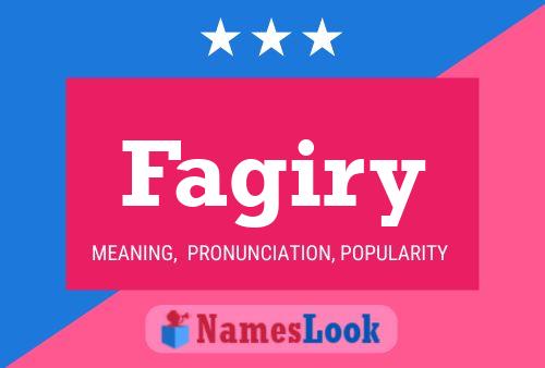 Fagiry Name Poster