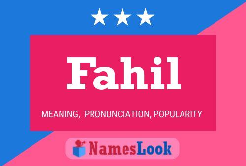 Fahil Name Poster