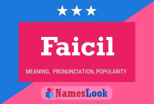 Faicil Name Poster