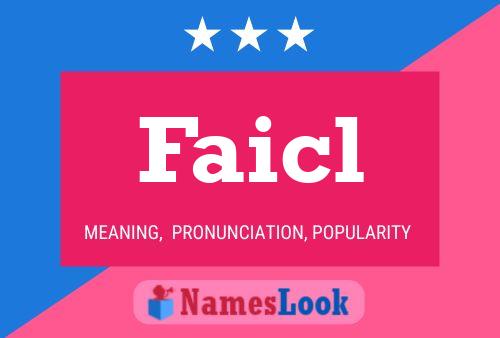 Faicl Name Poster