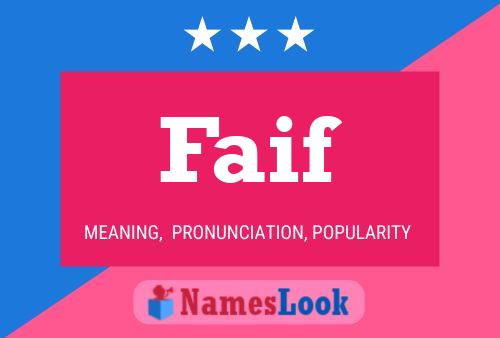 Faif Name Poster