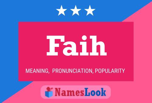 Faih Name Poster