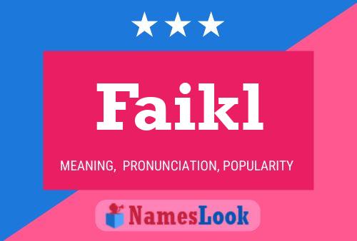 Faikl Name Poster