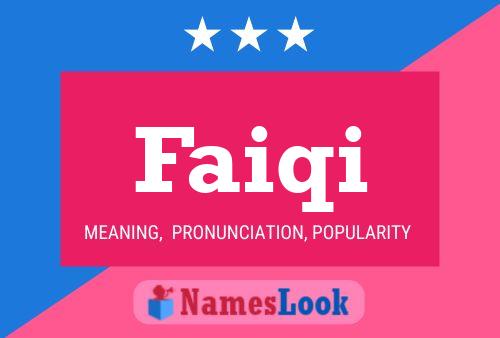 Faiqi Name Poster