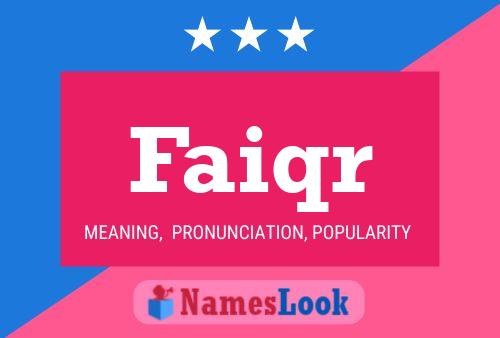 Faiqr Name Poster