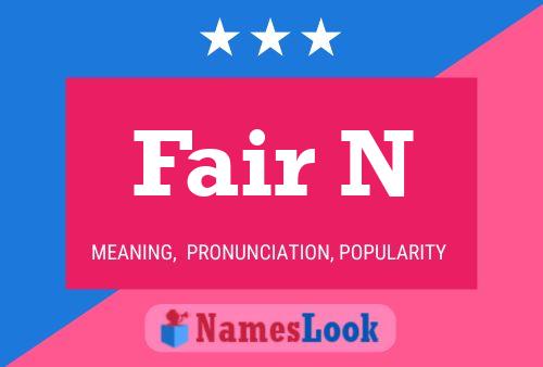 Fair N Name Poster