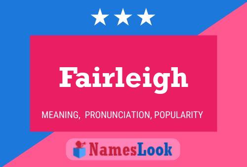 Fairleigh Name Poster