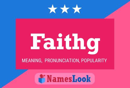 Faithg Name Poster