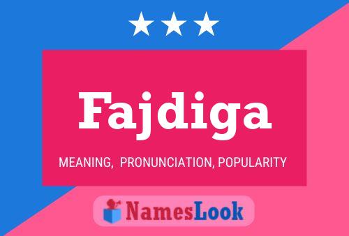 Fajdiga Name Poster