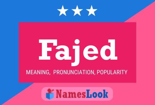 Fajed Name Poster