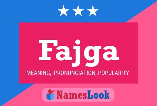 Fajga Name Poster