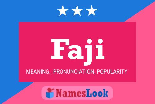 Faji Name Poster